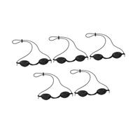 ORFOFE 5pcs Silicone Eye Goggles UV Protection Tanning Bed Eye Shades for Beauty Treatments Lash Care and Sun Exposure Shield