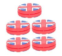ORFOFE 5pcs Tennis Racket Shock Absorber Silicone Dampeners with National Flag Design Lightweight Vibration Dampener for Improved Control and Comfort Easy to Install Various Tennis