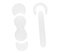 ORFOFE 5pcs Transparent Acrylic Template Purse Making Tool DIY Wallet Stencil Leather Craft Patterns for Coin Purse Bags with Smooth Surface and Weather Resistance