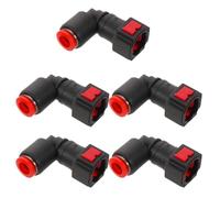 ORFOFE 5pcs Urea Pump Elbow Joint Quick Connect Fittings, Plastic 90 Degree Elbow Hose Adapter with High Pressure Resistance and Easy Installation for Def Pump Injection Line and Exhaust