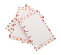 ORFOFE 6 Hole Loose-Leaf Paper 3 Pcs A7 Size Beautiful Pattern Inserts Suitable for People Who Like Taking Note Planning at School and Home