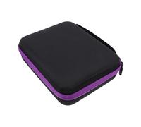 ORFOFE 6-Holes Yo-yo Storage Box Black Oxford Cloth Nylon Sponge Smooth Inner Surface Protects Yoyo Simple Appearance Carrying Case for Home and Outdoor Park