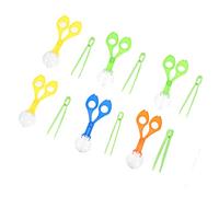 ORFOFE 6 Sets Insect Catching Scissor Clamp with Plastic Tweezers Outdoor Bug Catcher Tools for Boys and Safe Sensory Learning Kit for Nature Exploration and Science Experiments