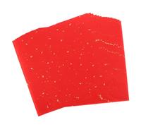 ORFOFE 60 Sheets Chinese Calligraphy Paper Traditional Xuan Rice Practice Pad for Brush Writing Spring Festival Couplets Fu Character Paper Chinese New Year Crafts 22.00 X 22.00 X 0.10 cm