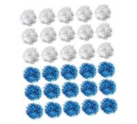 ORFOFE 60pcs Interactive Glitter Balls for Cats Crinkle Tinsel Play Balls to Satisfy Curiosity and Relieve Boredom Kitten Teaser Toy