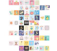 ORFOFE 60Pcs Positive Lunch Box Cards Mini Handwritten Encouragement Notes for School Lunchboxes ’S Inspirational Note Cards Set