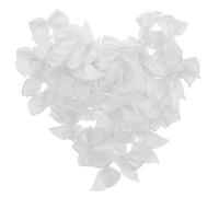 ORFOFE 60pcs White Satin Ribbon Bow Hair Bows for Girls Handmade Hair Accessories for Wedding Birthday Party