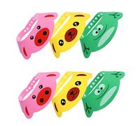 ORFOFE 6pcs Boys and Girls Shower Cap Hair Wash Hat Boy Girl Bathing Visor Cap for