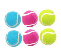 ORFOFE 6pcs Dog Toys Ball High Elasticity Dog Balls Interactive Tennis Toys Safe for Puppy