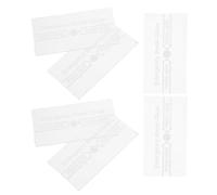 ORFOFE 6pcs Manual Fire Alarm Glass Breakable Replacement Panels, Glass Material with Wear-Resistant Feature, Reduces False Alarms, Suitable for Kitchen Safety Emergency Stations