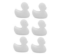 ORFOFE 6pcs Oil Absorbing Sponges Swimming Pool Cleaner Sponge Duck Shaped Pool Scum Absorber Bathtub Cleaning Accessories