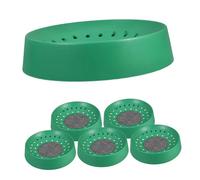 ORFOFE 6pcs Pigeon Nesting Bowls Plastic Bird Nests with Hollow Design for Stable Egg Resting and Secure Breeding Environment