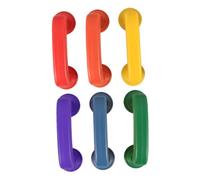 ORFOFE 6pcs Plastic Reading Phones for Classroom Use, Whispering Feedback Toy Phones Simulating Real Telephone, Lightweight Abs Material Speech Therapy Device Enhancing Communication