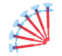 ORFOFE 6pcs Replacement Arrows for Boys and Girls Plastic Suction Cup Arrows Spider Toy Halloween Party Prop for Outdoor Play Adventures