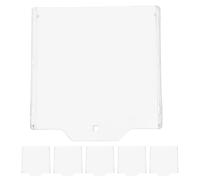 ORFOFE 6pcs Transparent Fire Alarm Pull Station Cover with Quick Access Compatible Call Point Guard for Manual Alarm Protection in Schools Offices Homes Fireproof