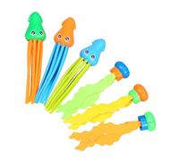 ORFOFE 6Pcs Underwater Diving Pool for Ages Includes Seagrass Jellyfish for Water Play Safe Material for Pool Fun Swim Activities