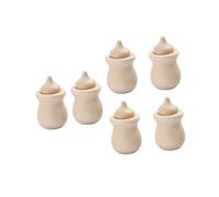 ORFOFE 6Sets Acorn DIY Craft Kits for Natural Wood Home Adornment Blank Surface for Painting and Drawing Creative Educational to Enhance Imagination and Skills