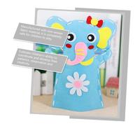 ORFOFE 8 Sets DIY Hand Puppet Making Kit for Non-woven Fabric Animal-shaped Craft Accessories Creative Educational for Interaction and Storytelling Fun