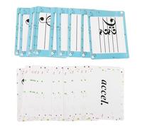 ORFOFE 80pcs Music Note Flash Cards for Beginners Multi-instrument Music Theory Learning Tools with Bright Colors and Clear Patterns Educational Cards for Piano and Violin Students