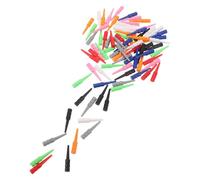 ORFOFE 80Pcs Plastic Cribbage Pegs Tapered Game Pins for Traditional Cribbage Board, 8 Colors with 10 Pieces Each, Replacement Pegs for Family and Friends Board Game Accessories