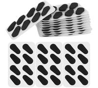 ORFOFE 80pcs Soft Foam Nose Pads for Sports Glasses Anti-Slip Self-Adhesive Eyeglass Cushions Thick Black EVA Foam Nose Bridge Replacement Pads for Sunglasses Comfort and Makeup