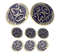 ORFOFE 8pcs Anniversary Brooch Usa Celebration Pins Patriotic Metal Independence Day Accessories for Backpack Hat Scarf