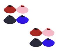 ORFOFE 8pcs Anti-bite Collar for Birds Soft Protective Neck Collar for Parrots Anti-scratch Design for Healing Wounds and Preventing Plucking Mixed Colors