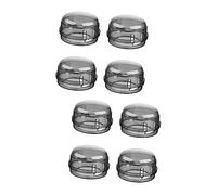 ORFOFE 8pcs Gas Stove Cover Hob Cover Splatter Guard Stove Burner Knob Safety Lock