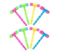 ORFOFE 8pcs Musical Hammer for Educational Tapping Training Plastic Music Mallets to Hand Coordination and Rhythm Development