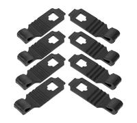 ORFOFE 8pcs Plastic Dash Cam Mounting Buckle for Rearview Mirror Camera, Car Dvr Strap Hook Made of Sturdy Abs, Easy Installation and Resists Deformation, for Vehicle Interior Use