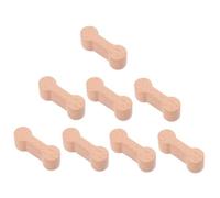 ORFOFE 8pcs Wooden Train Track Connectors Simulation Adaptors for Creative Track Building Compatible with Major Brands Sturdy Accessories for Imaginative Play