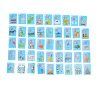 ORFOFE 90Pcs Thai Language Alphabet Flash Cards for Portable Educational Learning Cards for Early Vocabulary Building Memory Exercise Home and School Use