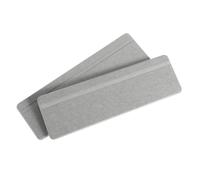 ORFOFE Absorbent Toothbrush Cup Pad and Faucet Mat 2Pcs Grey Bathroom and Kitchen Drying Non-Slip Mats