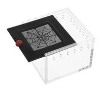 ORFOFE Acrylic Reptile Breeding Box with Magnet Closure, Lightweight and Good Viewing, for Transporting and Raising and Spiders a Sturdy Pet Feeding Tank