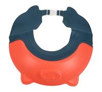 ORFOFE Adjustable Baby Shower Accessory 2 Pcs Waterproof Cartoon Shaped Shampoo Protective Hat with Back-Flow Prevention for Children Daily Life