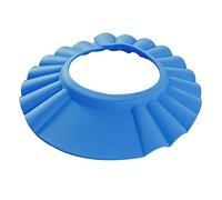 ORFOFE Adjustable Baby Shower Hat and Bath Shampoo Cap for Boys and Girls, Ultra-Light Eva Waterproof Hair Wash Protector, Suitable for Infant Bathing and Shampooing, Blue
