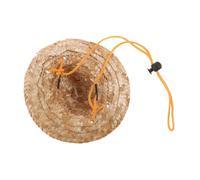 ORFOFE Adjustable Dog Sun Hat with Elastic Chin Strap Lightweight Garden and Beach Bucket for Small Dogs and Cats Protects Eyes From Bright Sunlight
