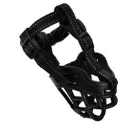 ORFOFE Adjustable Small Dog Muzzle Breathable Nylon Basket Design for Puppies and Small Breeds Anti-biting Pet Mask to Prevent Barking Chewing and Unwanted Behavior Easy to Wear and