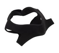 ORFOFE Adjustable Snoring Chin Strap Anti Snore Jaw Support Belt Black Breathable Stop Snoring Device for Men and Women Sleep Aid