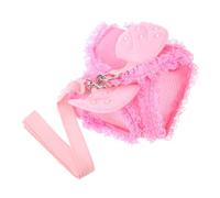ORFOFE Adorable Cat Breathable Pet Vest Chest Strap for Cats and Dogs Stylish Angel Design for Walking and Training