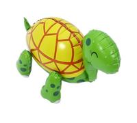 ORFOFE Adorable Inflatable Turtle Foil Balloon Party Decoration for Birthday Standing Animal Shape Aluminum Material for Garden and Pool Fun