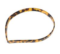 ORFOFE Aesthetic Leopard Print Acetate Headband Non-slip Wide Hairband for Women Korean Style Fashion Hair Accessory for Curly and Straight Hair