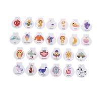 ORFOFE Alphabet Matching Puzzle for Animal Word Recognition Cognitive Cards Early Learning Educational for Preschool Montessori Activities Safe Materials