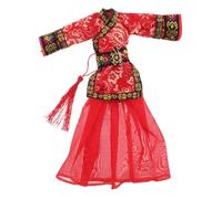 ORFOFE Ancient Chinese Hanfu Doll Outfit for Traditional Princess Costume Delicate Fairy Dress for Dolls Compatible with Brands Enhances Imaginative Play and Cultural Storytelling