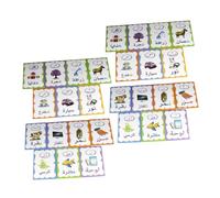 ORFOFE Arabic Words Flash Cards for Sensory Learning Kindergarten Educational Cognition Tool for Boys and Early Childhood Development