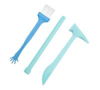 ORFOFE Archaeological Digging Kit 3pcs Set with Hammer, Brush, for Gem Excavation Educational for Boys and Science Learning
