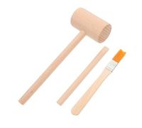 ORFOFE Archaeological Excavation Tools Set for Small Wooden Hammer Brush Educational Digging Kit for Sensory Skill Development and Creative Stem Learning