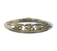 ORFOFE Aromatherapy Candle Cover Zinc Alloy Metal Lid Heat Gathering Windproof for Home Use Even Burn