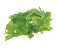 ORFOFE Artificial Hanging Reptile Plant Suction Cups 23 Leaves for Terrarium Decor Fake Plants for Reptiles for Habitats and Indoor Use