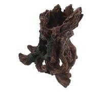 ORFOFE Artificial Hollow Tree Trunk Aquarium Decoration Resin Driftwood Hideout for Turtle and Reptile Terrarium Setups with Water Corrosion Resistant Natural Appearance and Realistic